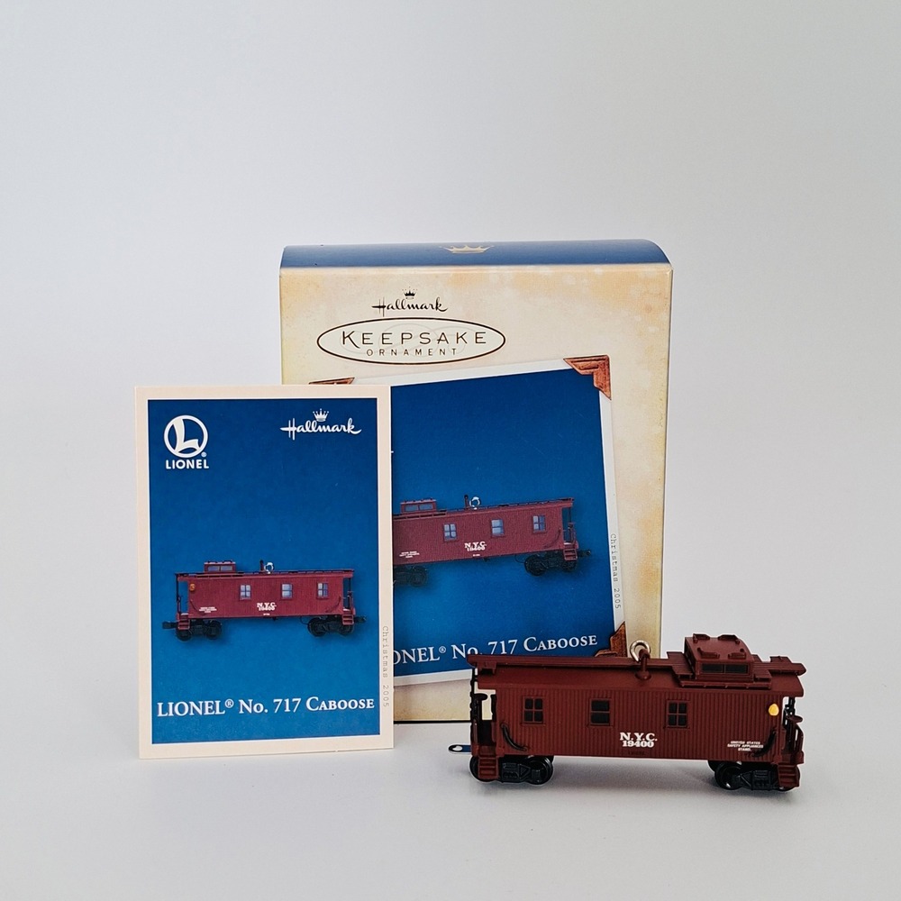Hallmark Keepsake 2005 Lionel No. 717 Caboose Die-Cast Metal Christmas Ornament